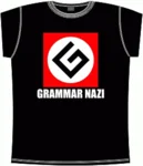 Grammar Nazi black